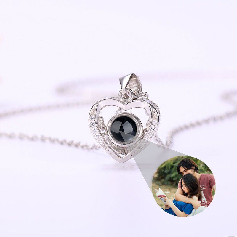 Personalized Photo Projection Necklace To Pet-I Love You