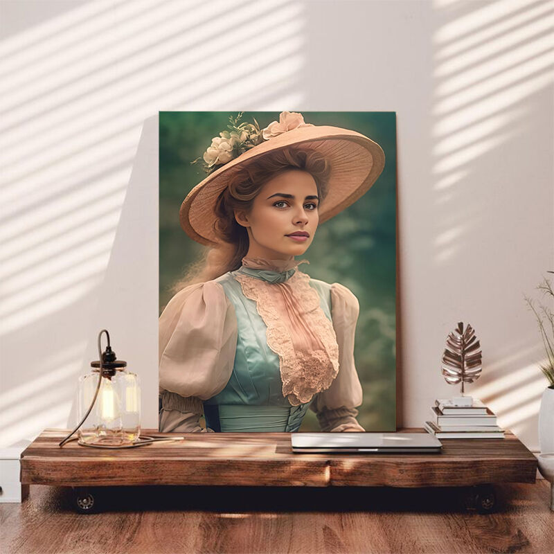 Personalized Historical Portraits with Custom Face Swap Unique Present for Her