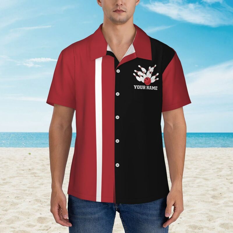 Personalized Bowling Hawaiian Shirt Team Apparel Perfect Gifts for Bowling Lover Gift