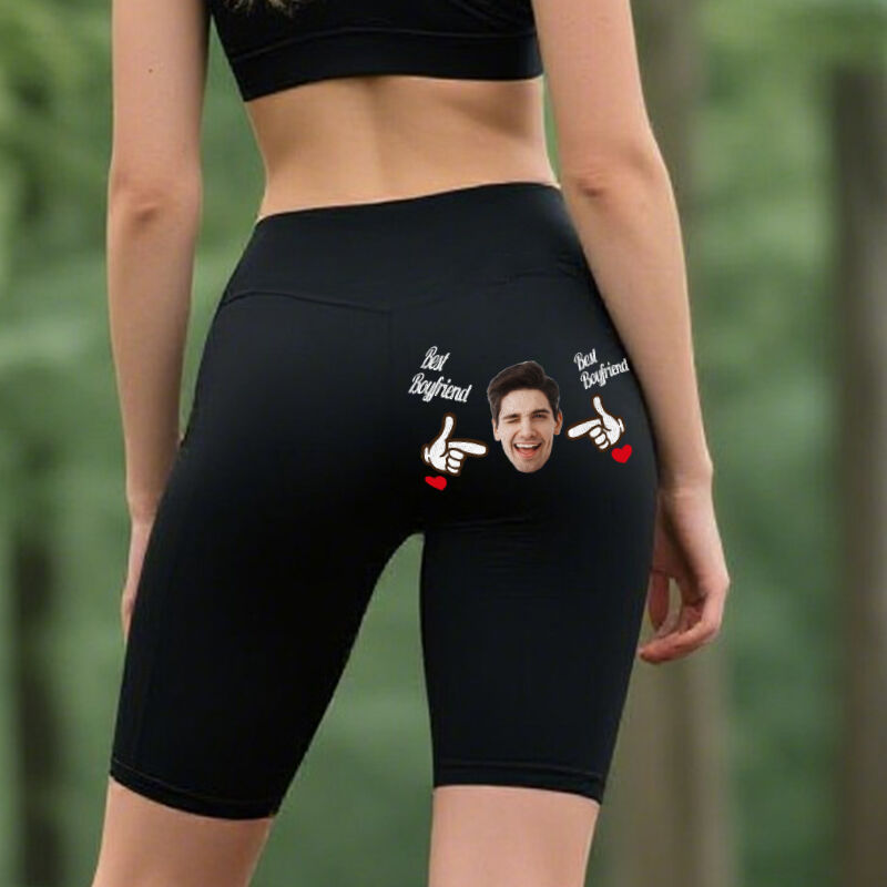Leggings da motociclista personalizzati Design fotografico personalizzato Regalo a sorpresa per gli innamorati