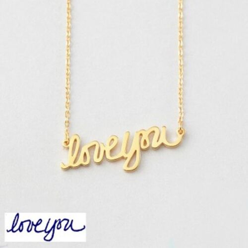 Handwriting Name Necklace-Gift For Women-Love You