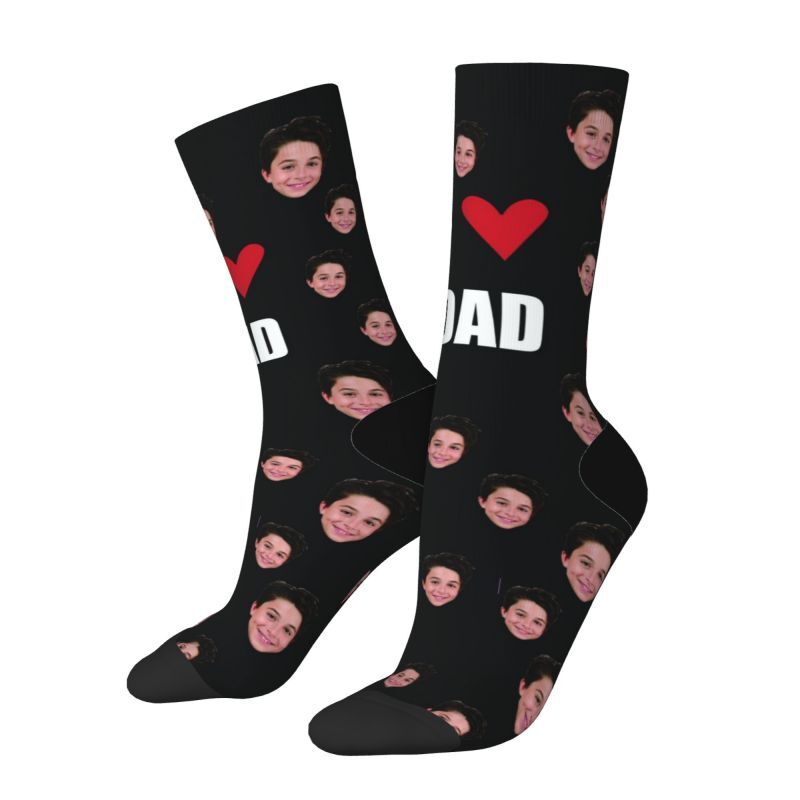 Custom sokken met foto's van schattige kinderen