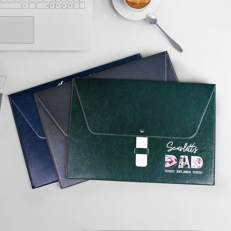 Personalized Picture Briefcase Best Gift for Dad