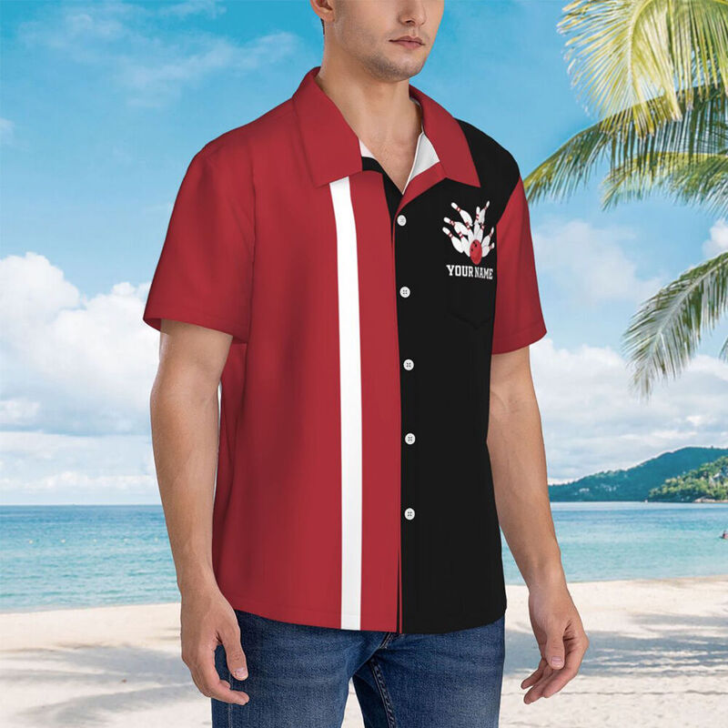 Personalized Bowling Hawaiian Shirt Team Apparel Perfect Gifts for Bowling Lover Gift