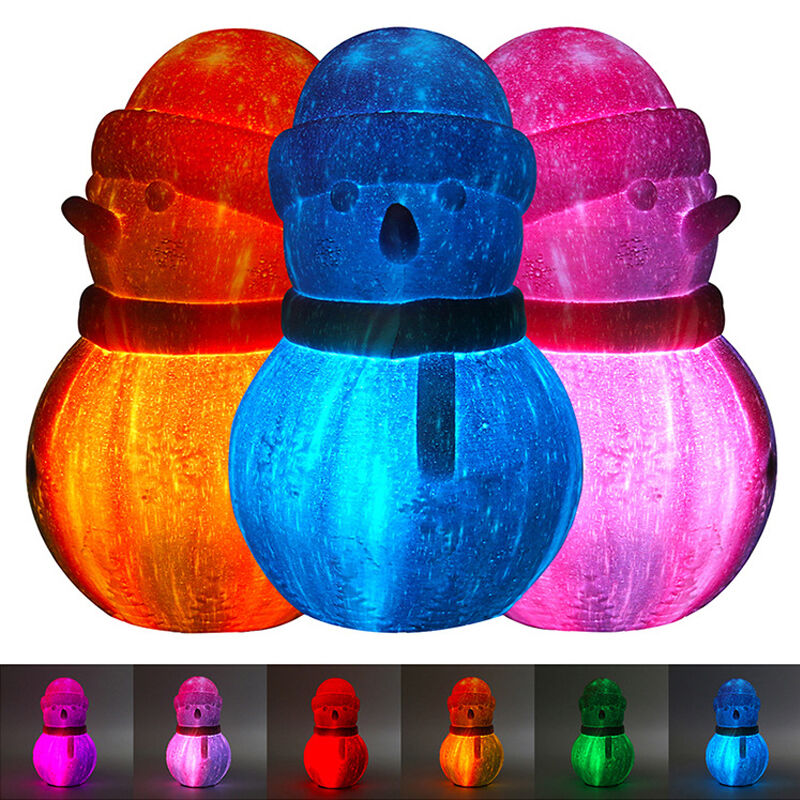Tocable 16 colores-Lámpara de muñeco de nieve