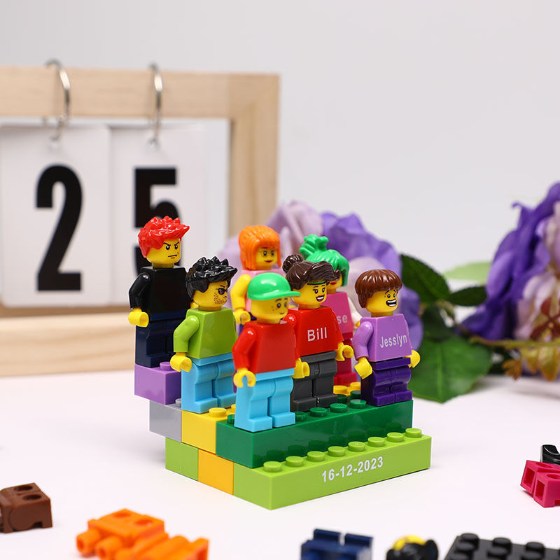 Personalized Building Block Minifigures Fun Gifts For The Family