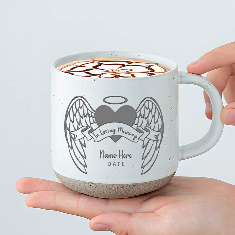 Personalized Ceramic Cups Customized Name Memorial Gifts For Loved Ones