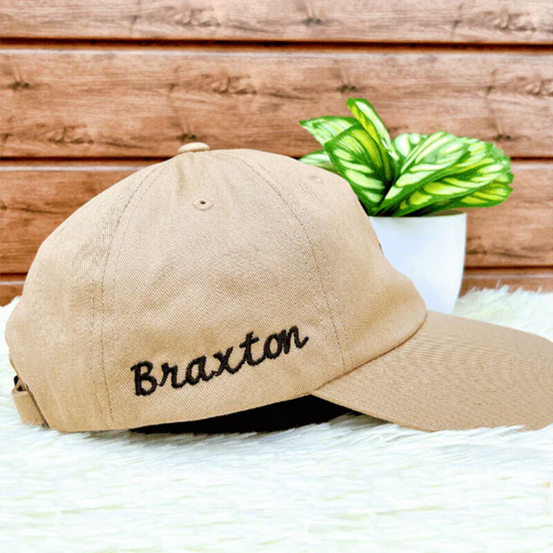 Personalized Hat Embroidered Custom Pet Color Photo with Name Design Gift for Pet Lovers