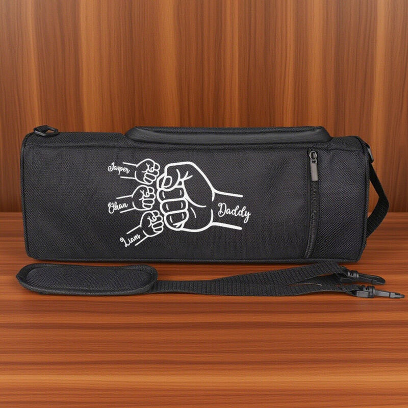 Bolsa térmica de golf personalizada "Choque de puños", ideal para picnic al aire libre, regalo para el Día del Padre.