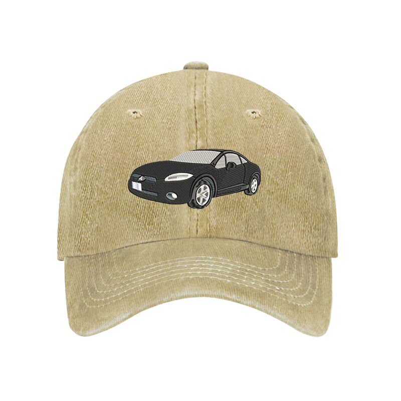 オリジナル 愛車 写真 刺繍 キャップ 帽子