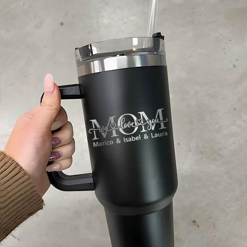 Personligt namn Tumbler Unik present till mamma