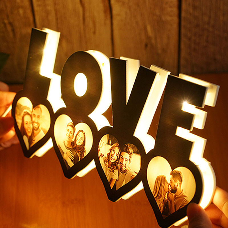 Personalized Love Photo Light Romantic Gift for Couples