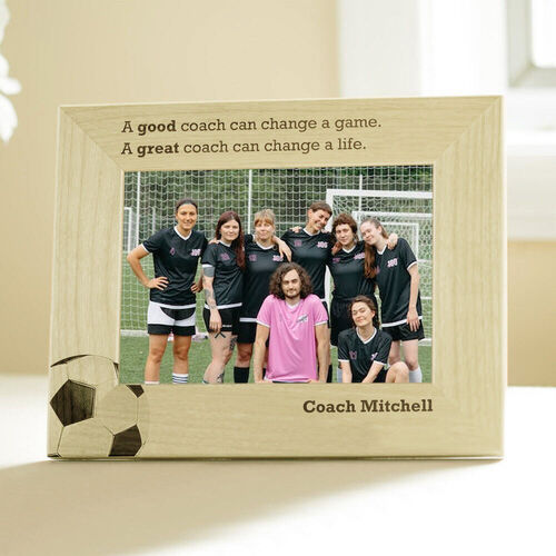 Personalized Soccer Coach Picture Frame
