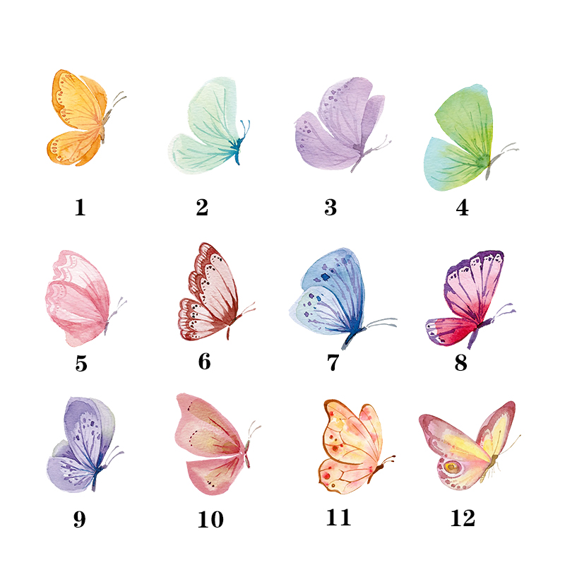 Personalized Name Wooden Acrylic Frame with Butterflies Pattern Beautiful Gift for Mom