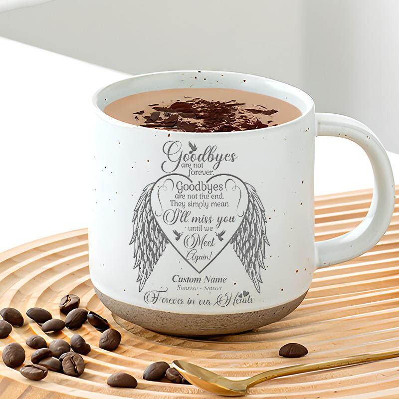Personalized Ceramic Mug Custom Name Memorial Gift For The Deceased