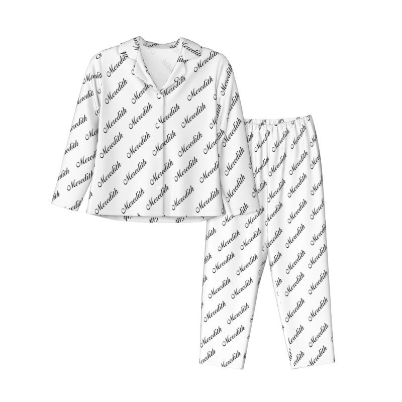 Personalisierte Pyjamas Individuelle Namen Arrangement Muster Design Ihr eigenes einzigartiges Geschenk für die Familie