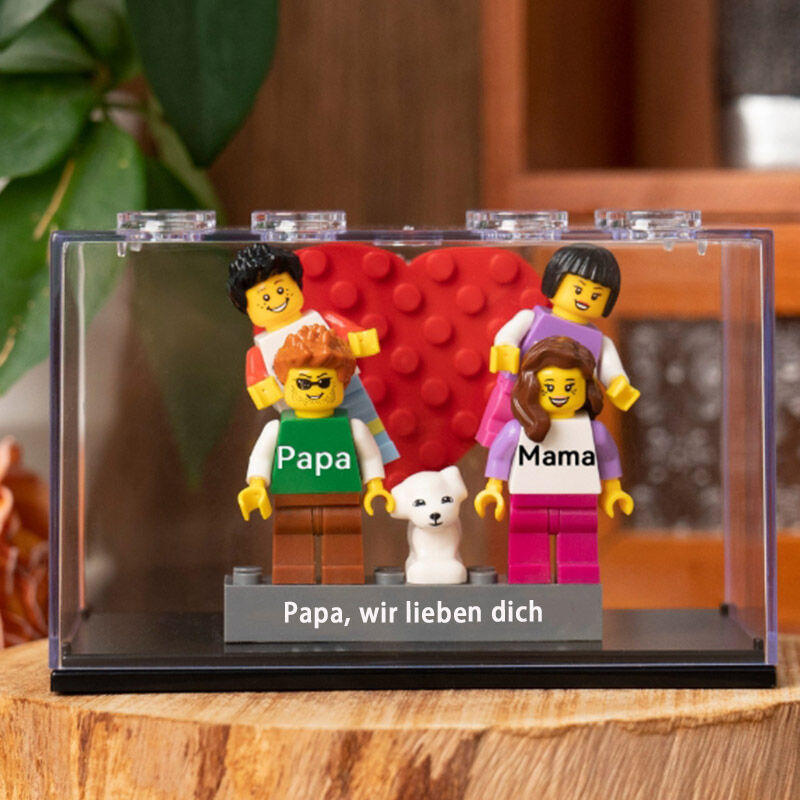 Personalized Building Block Minifigures Adorable Gifts for the Best Dad