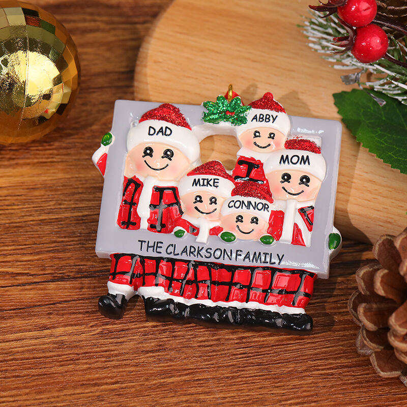 Personalized Pendant with Family Name Christmas Gift for Family