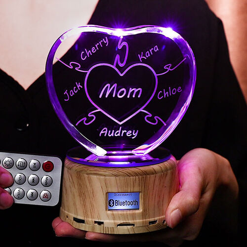 Buetooth Lampada Puzzle Personalizzata con Nome