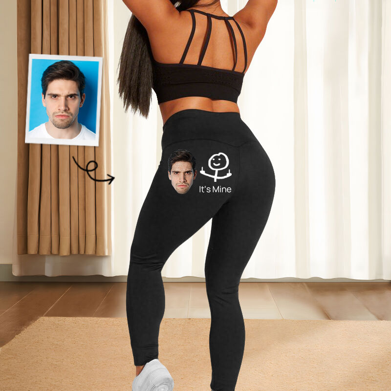 Personalized Leggings This Is My Warning Fun Little Man Design Creative Gift for Her Lovers
