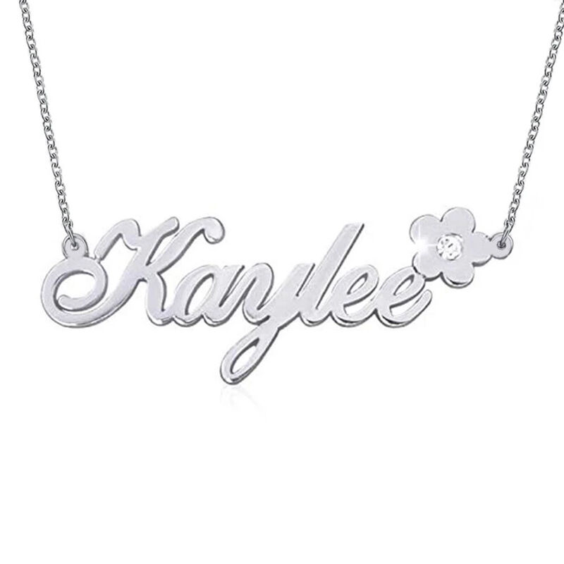 " I'll Be Yours Through" Personalized Name Necklace
