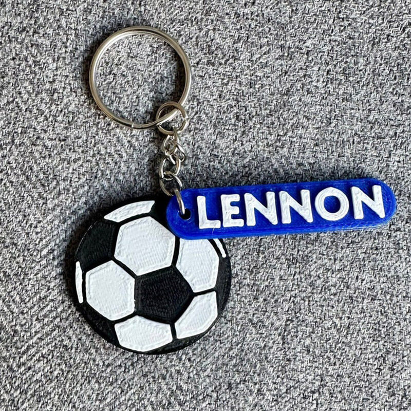 ❌サッカー好き- ̗̀ ෆ( ˶'ᵕ'˶)ෆ ̖́-新品キーホルダー直径約4 ❌サッカー好き- ̗̀ ෆ( ˶´ᵕ´˶)ෆ ̖́-新品キーホルダー直径約