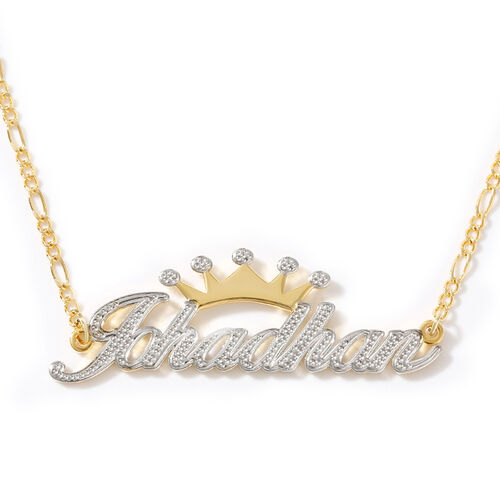 Crown Personalized  Name Necklace