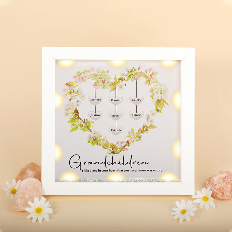 "I Have You In My Heart" Personalized Family Tree Frame