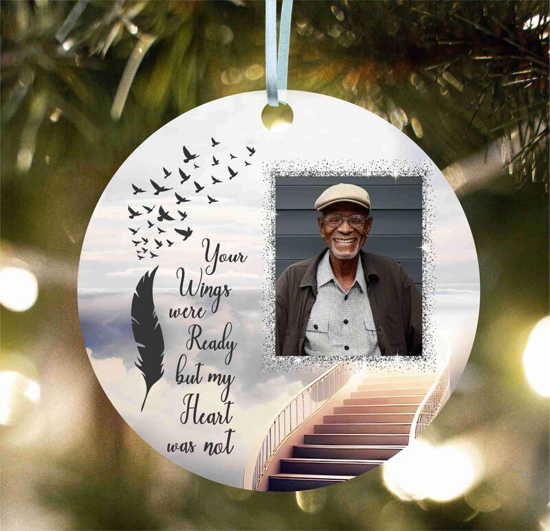 Memorial Personalized Custom Ornament Customized Photo For Your Family