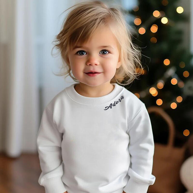 Personalisierte Kinder bestickt Sweatshirts Individuelles Name Geschenke für Kinder