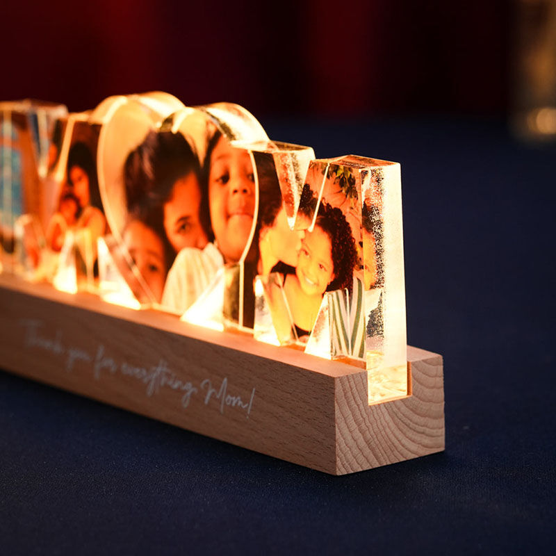Personalized Picture Night Light Wonderful Present for Mother's Day