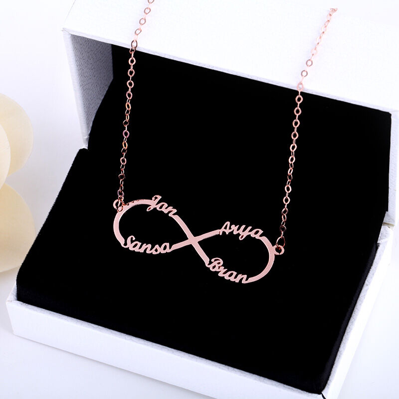 "Infinity Love" Personalized Necklace