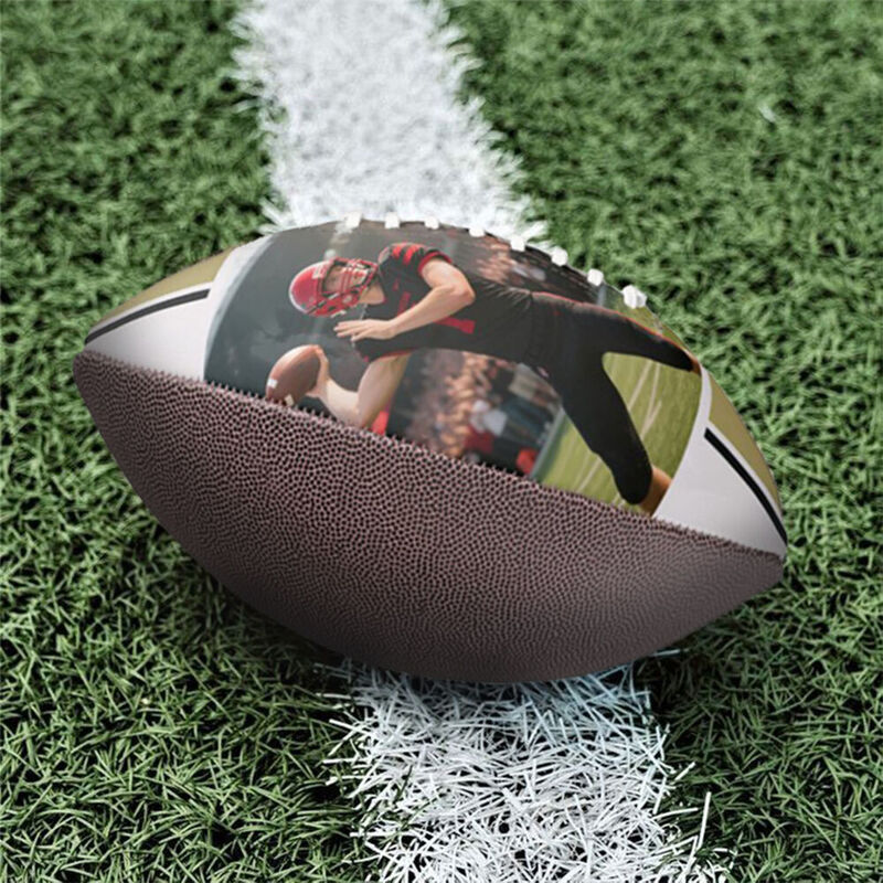 Balón de fútbol personalizado con foto y número como regalo de cumpleaños para amigos