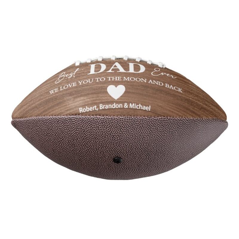Cadeau Ballon de rugby personnalisable pour le meilleur papa