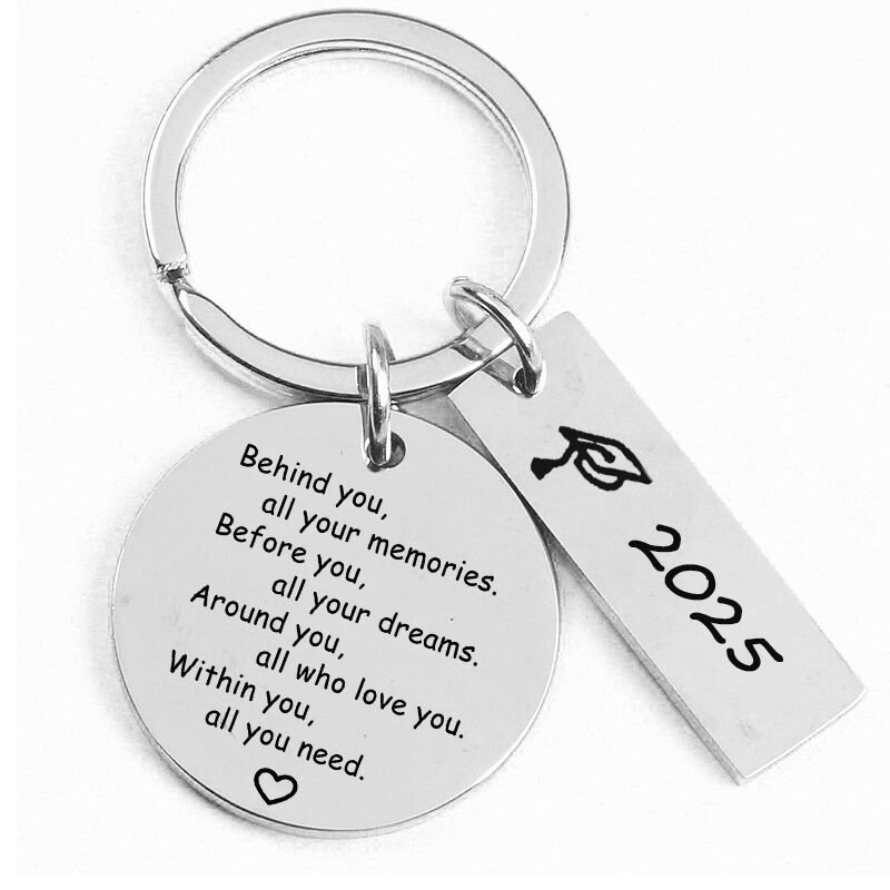 "Remember" Custom Engraved Graduation's Key Chain