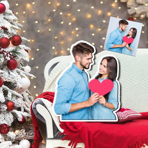 Almohada con foto de pareja personalizada 3D regalo de amor