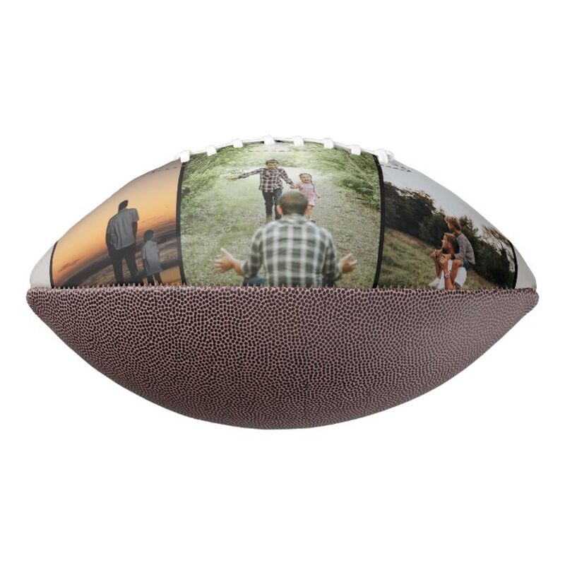 Personalized Football Add Photos as a Father’s Day Gift for Dad