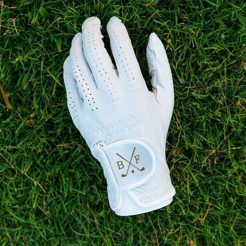 Personalized Golf Glove Add Letters White Single Glove Gift for Golfers