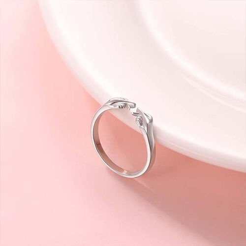 "I Love You Forever" Engraved Rings Gifts For Friends Teen