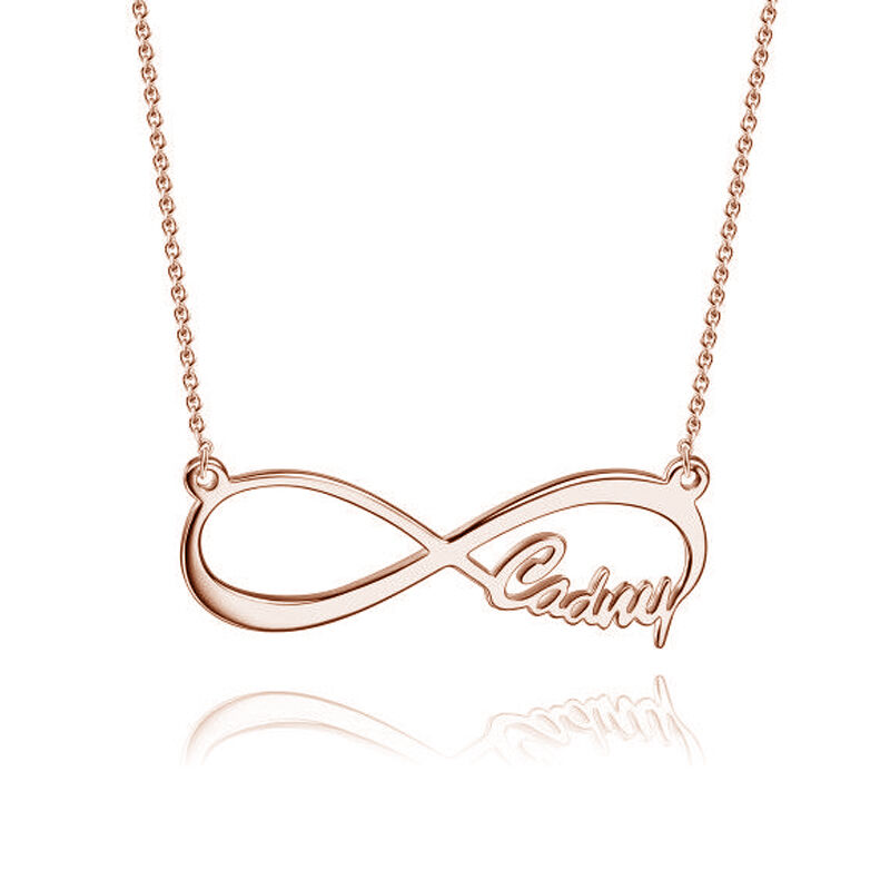 "Love forever" Personalized Name Necklace