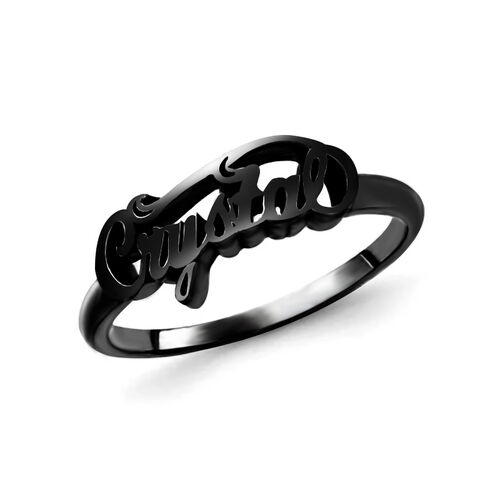 "Positive Attitude" Personalized Engraving Ring