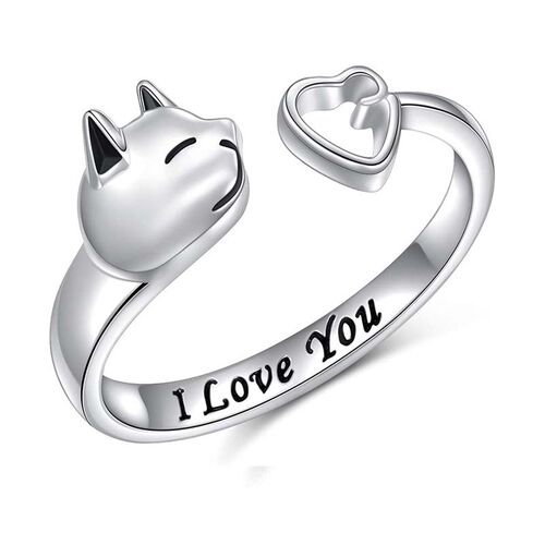 Custom Animal Engraved Ring For Pet Lover