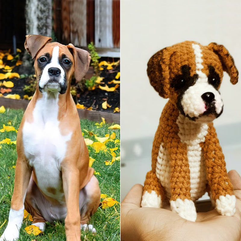 Personalized Handmade Custom Full Body Wool Doll Cute Gift For Pets