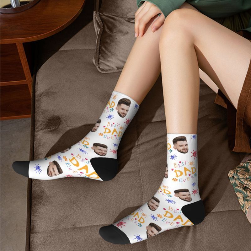 Customizable Face Socks as a Sweet Gift for Dad