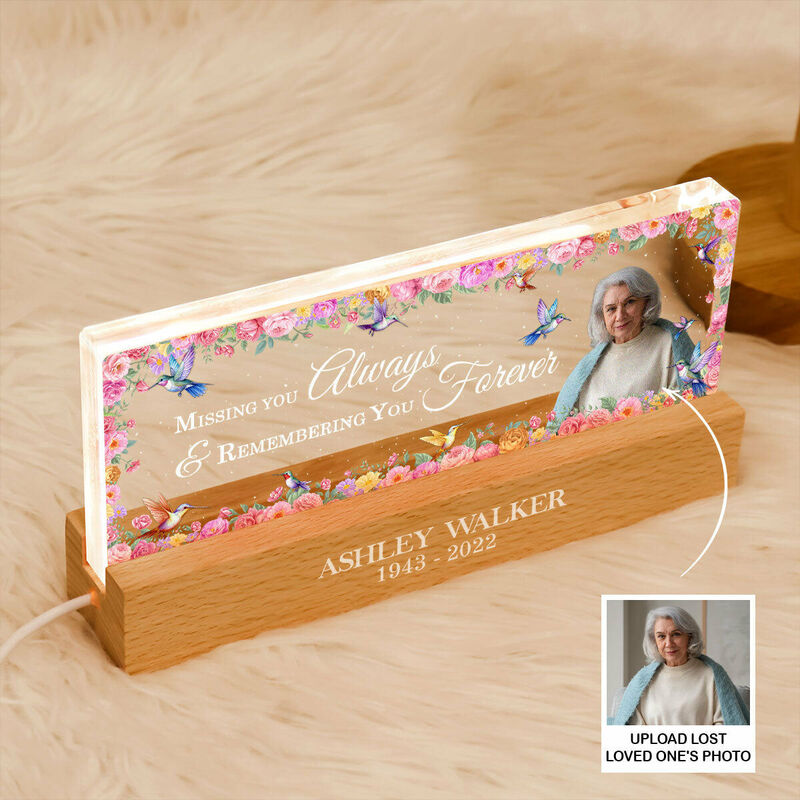 Personalized Led Lights Custom Photo Memorial Gifts For Loved Ones