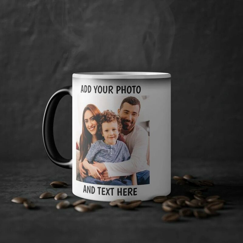 Personalized Magic Hot Water Swap Custom Photo Mug