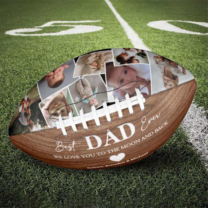 Personalisierbares Rugby-Geschenk für den besten Papa