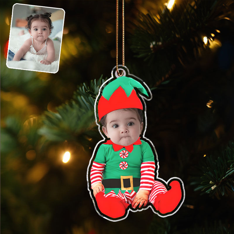 Personalisierte Weihnachtsornamente benutzerdefinierte Fotos lustige Geschenke für Kinder