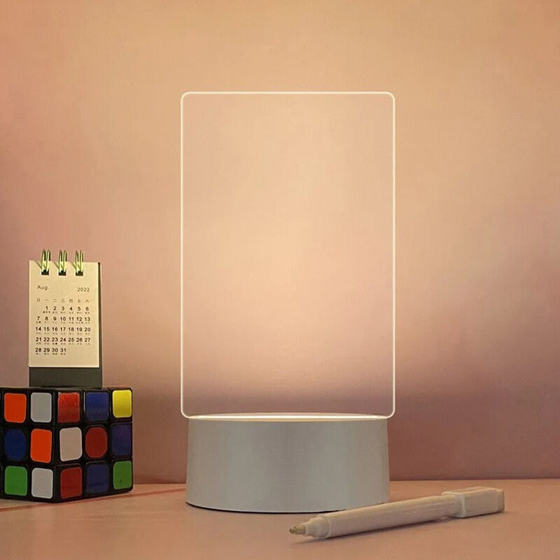 Led Note Board Acrylic Night Light Warm Home Decoration
