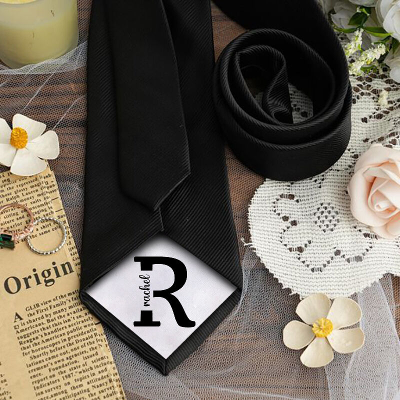 Custom Name Tie Perfect Gift for Father